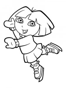 Dora the Explorer coloring page 68 - Free printable