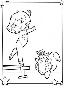 Dora the Explorer coloring page 70 - Free printable