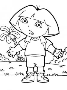 Dora the Explorer coloring page 71 - Free printable
