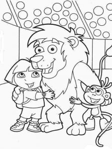 Dora the Explorer coloring page 48 - Free printable