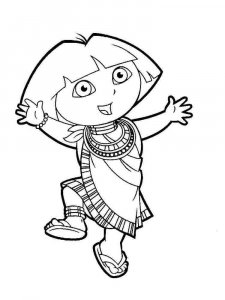 Dora the Explorer coloring page 49 - Free printable