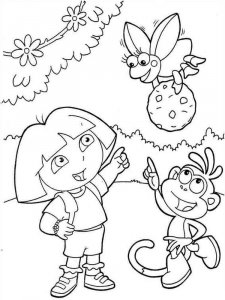 Dora the Explorer coloring page 51 - Free printable