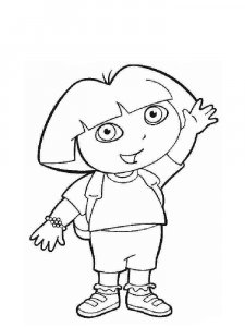 Dora the Explorer coloring page 52 - Free printable