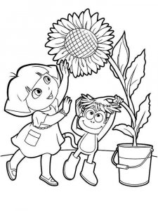 Dora the Explorer coloring page 10 - Free printable