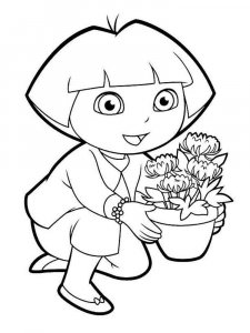 Dora the Explorer coloring page 11 - Free printable