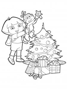 Dora the Explorer coloring page 12 - Free printable