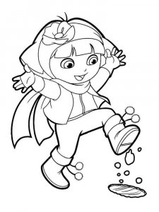 Dora the Explorer coloring page 13 - Free printable