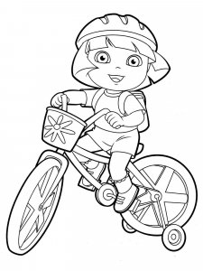 Dora the Explorer coloring page 14 - Free printable