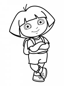 Dora the Explorer coloring page 16 - Free printable