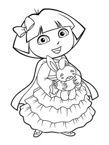 Dora the Explorer coloring page 18 - Free printable