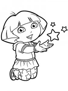 Dora the Explorer coloring page 2 - Free printable