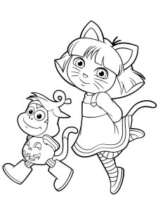 Dora the Explorer coloring page 23 - Free printable