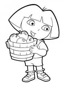 Dora the Explorer coloring page 27 - Free printable