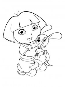 Dora the Explorer coloring page 28 - Free printable