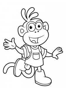 Dora the Explorer coloring page 33 - Free printable