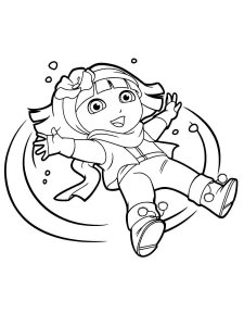 Dora the Explorer coloring page 34 - Free printable