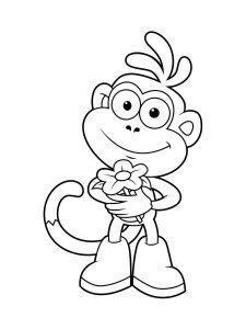 Dora the Explorer coloring page 35 - Free printable