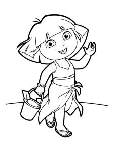 Dora the Explorer coloring page 36 - Free printable