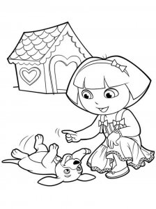 Dora the Explorer coloring page 38 - Free printable