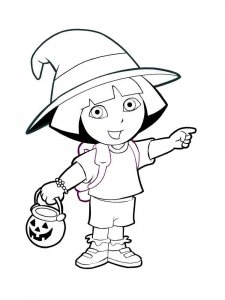 Dora the Explorer coloring page 4 - Free printable