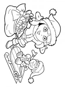 Dora the Explorer coloring page 42 - Free printable