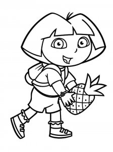 Dora the Explorer coloring page 7 - Free printable
