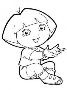 Dora the Explorer coloring page 8 - Free printable