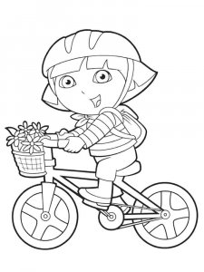 Dora the Explorer coloring page 9 - Free printable