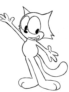Felix The Cat coloring page 10 - Free printable