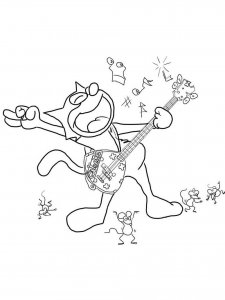 Felix The Cat coloring page 11 - Free printable