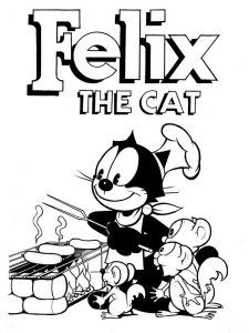 Felix The Cat coloring page 2 - Free printable