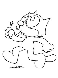Felix The Cat coloring page 4 - Free printable