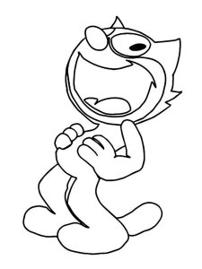 Felix The Cat coloring page 9 - Free printable