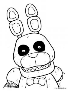Five Nights at Freddy's coloring page 7 - Free printable