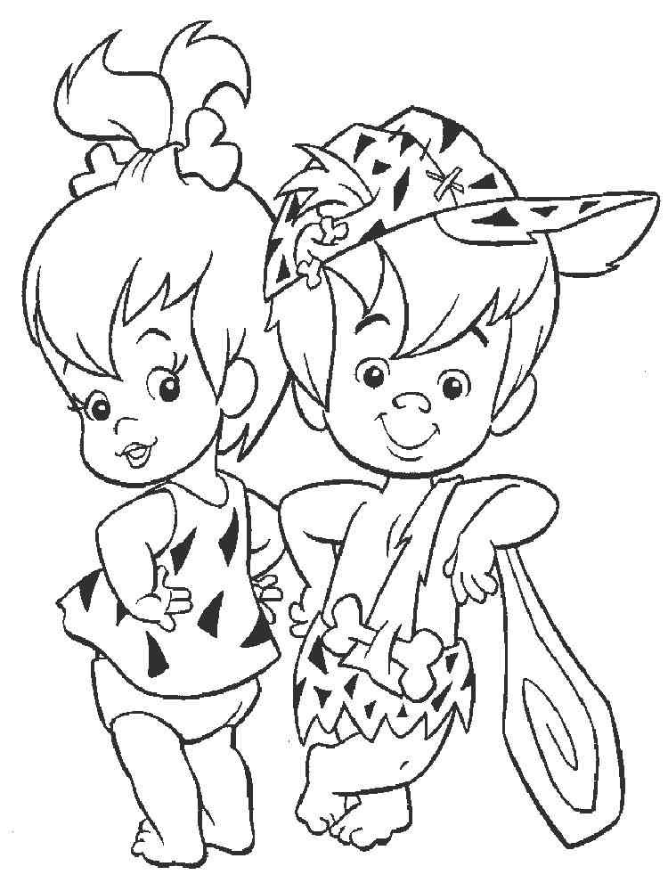 The Flintstones coloring pages. Download and print The Flintstones coloring pages