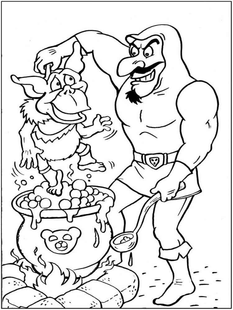 cartoon bears coloring pages - photo #45