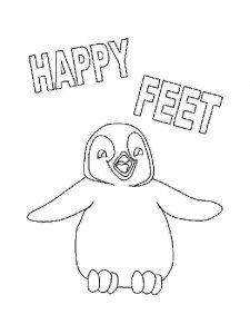 Happy Feet coloring page 4 - Free printable
