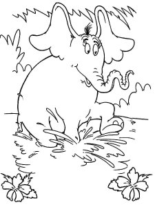 Horton coloring page 14 - Free printable