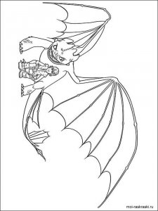 How to Train Your Dragon coloring page 10 - Free printable