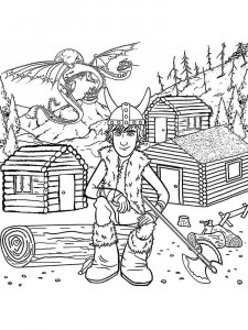 How to Train Your Dragon coloring page 38 - Free printable