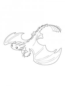 How to Train Your Dragon coloring page 40 - Free printable