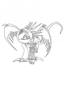 How to Train Your Dragon coloring page 53 - Free printable