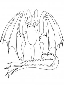 How to Train Your Dragon coloring page 60 - Free printable