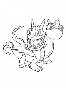 How to Train Your Dragon coloring page 64 - Free printable