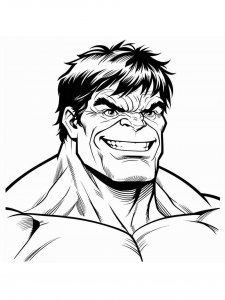 Hulk coloring page 53 - Free printable