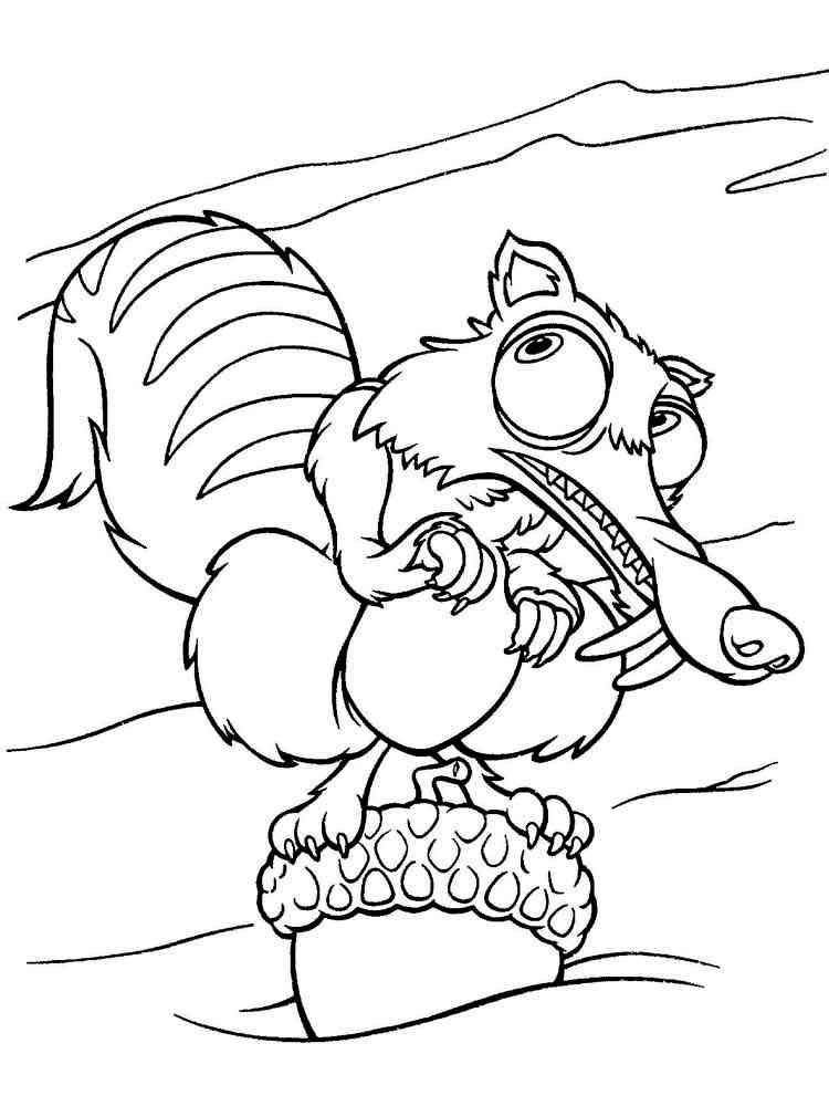 ice age coloring pages download and print ice age