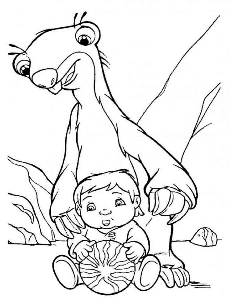 ice age 3 rudy coloring pages - photo #24