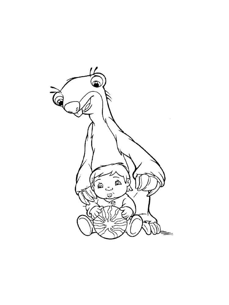 ice age 3 rudy coloring pages - photo #24