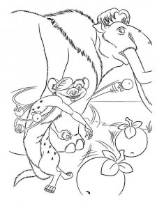 Ice Age coloring page 1 - Free printable