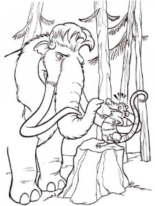 Ice Age coloring page 10 - Free printable